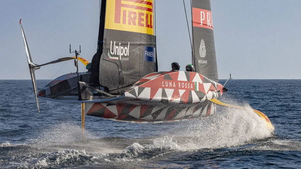 Luna Rossa Prada Pirelli boat for America's Cup